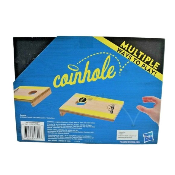 Hasbro Gaming Coinhole Tabletop Coin Bouncing Party Game C3810 (New) - Picture 3 of 7